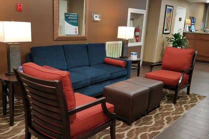Lobby sitting area